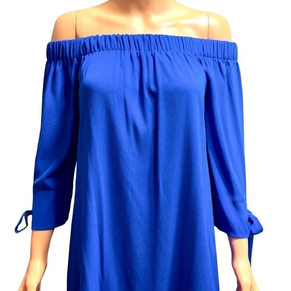 VINCE CAMUTO OFF SHOULDER DRESS - Picture 5 of 13